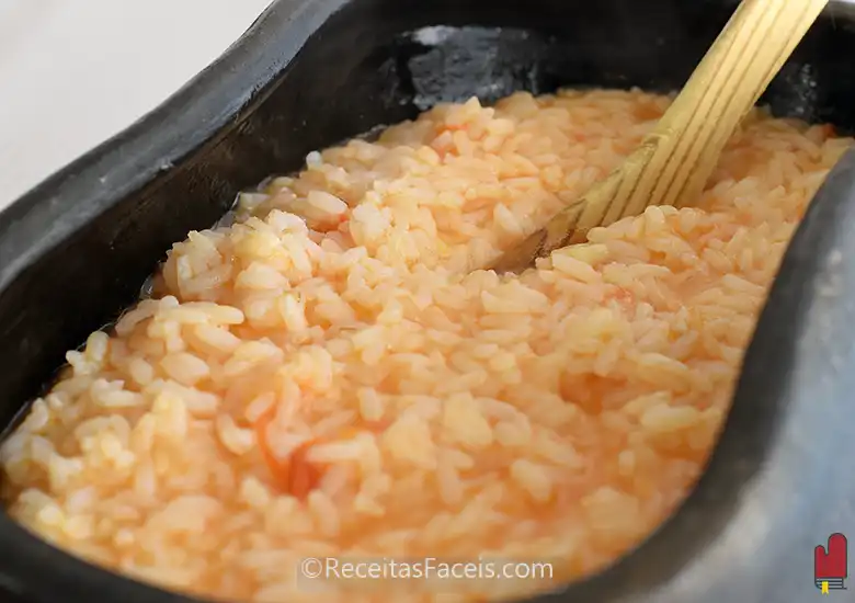 receita fácil de arroz de tomate