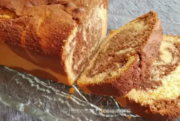 Receita fácil de Bolo de Mármore
