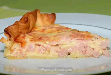 receita fácil de quiche de fiambre