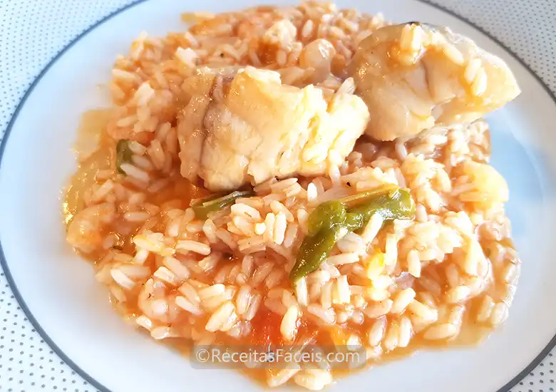 Receita fácil de Arroz de Tamboril