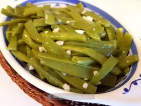 receita fácil de Feijão Verde com Alho