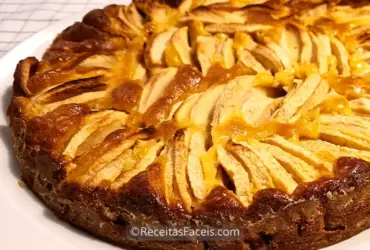Receita fácil de tarte de maça
