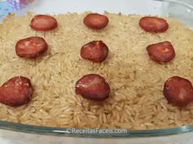 Receita fácil de arroz de pato
