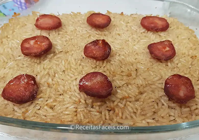 Receita fácil de arroz de pato