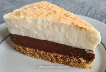 receita fácil de tarte de chocolate e natas