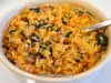 receita facil de Arrozada de Bacalhau com Feijão e Espinafres