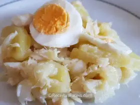 receita fácil de Bacalhau à Gomes de Sá