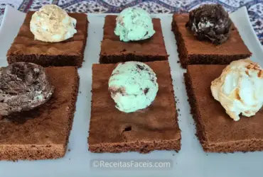 receita fácil de Genoise de chocolate