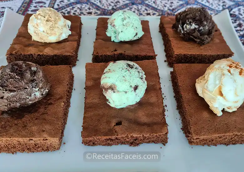 receita fácil de Genoise de chocolate
