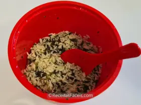 receita facil de arroz no micro-ondas