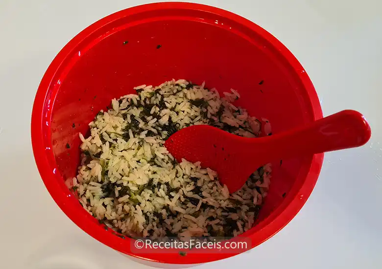 receita facil de arroz no micro-ondas